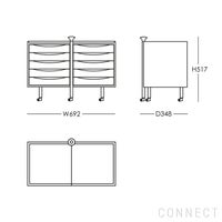 HOUSE OF FINN JUHL（ハウス・オブ・フィンユール） / GLOVE CABINET（グローブキャビネット） / チェリー材・オイル仕上げ / 引き出し付き（WARM AND COLD）