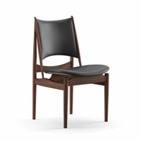 HOUSE OF FINN JUHL（ハウス・オブ・フィンユール） / EGYPTIAN CHAIR（エジプシャンチェア） / ウォルナット材・オイル仕上げ・エレガンスレザー（Elegance Black）