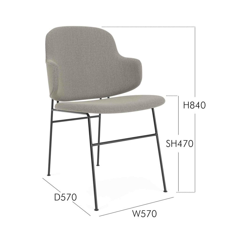 Audo Copenhagen（オドー・コペンハーゲン） / The Penguin Dining Chair（ペンギンダイニングチェア） / Fully Upholstered / Re-wool 0218 (Beige)