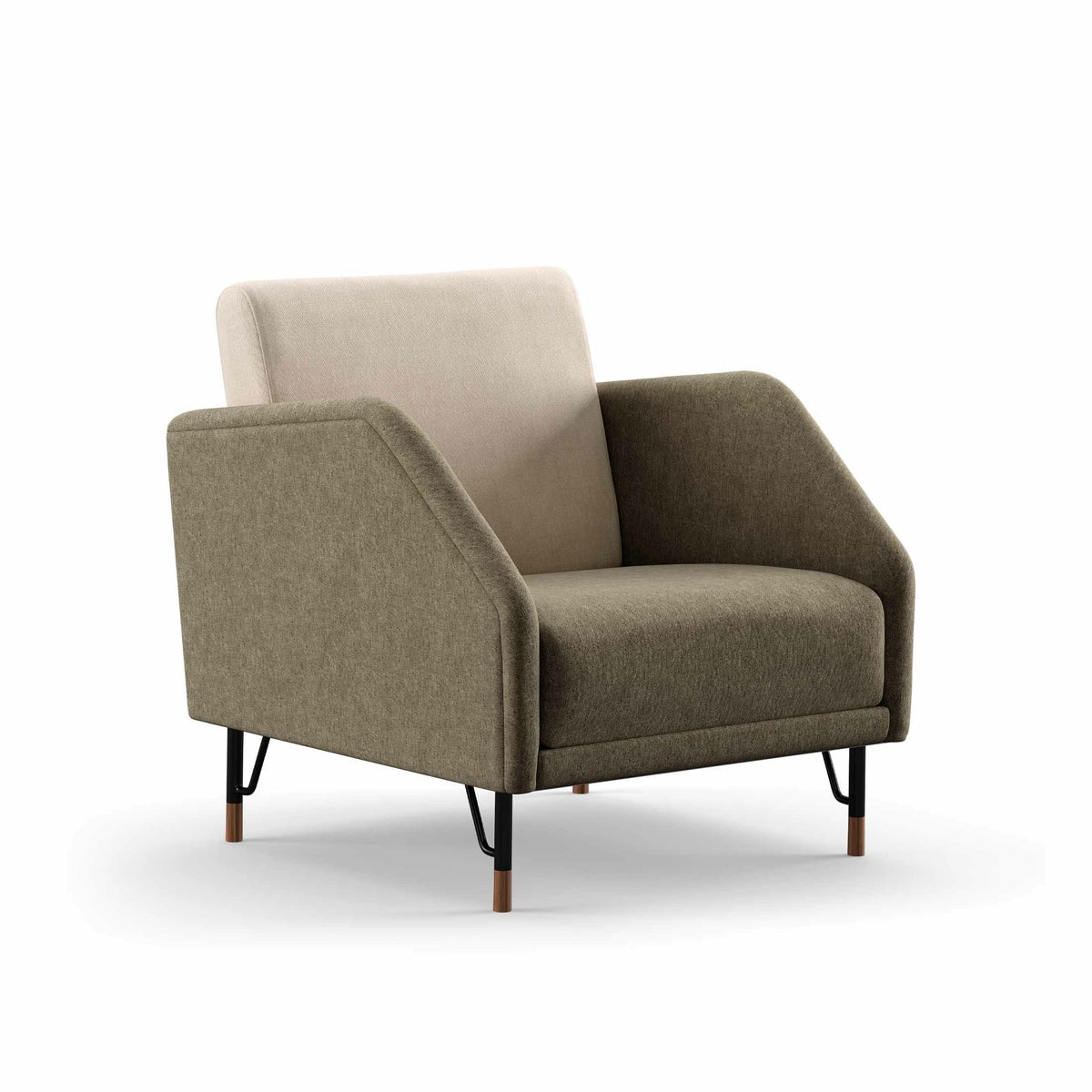 HOUSE OF FINN JUHL（ハウス・オブ・フィンユール） / 77 CHAIR 1 SEATER（1シーター） / ウォルナット材・オイル仕上げ / Hallingdal 103・227（ハリンダル） / ラウンジチェア