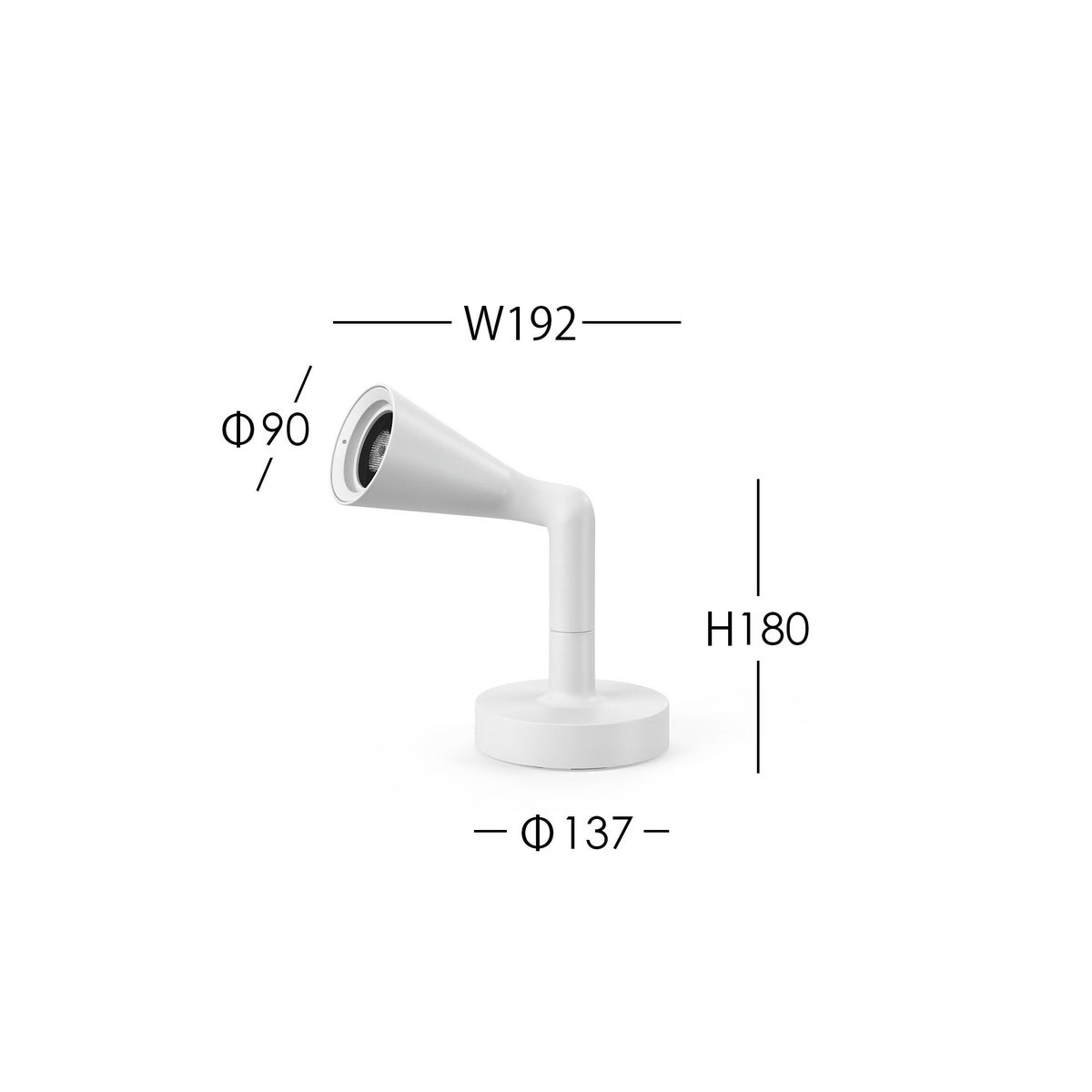 FLOS（フロス） / BELVEDERE SPOT F1（ベルヴェデーレ スポット） / H180 / 3000K / 全5色 / 庭園灯