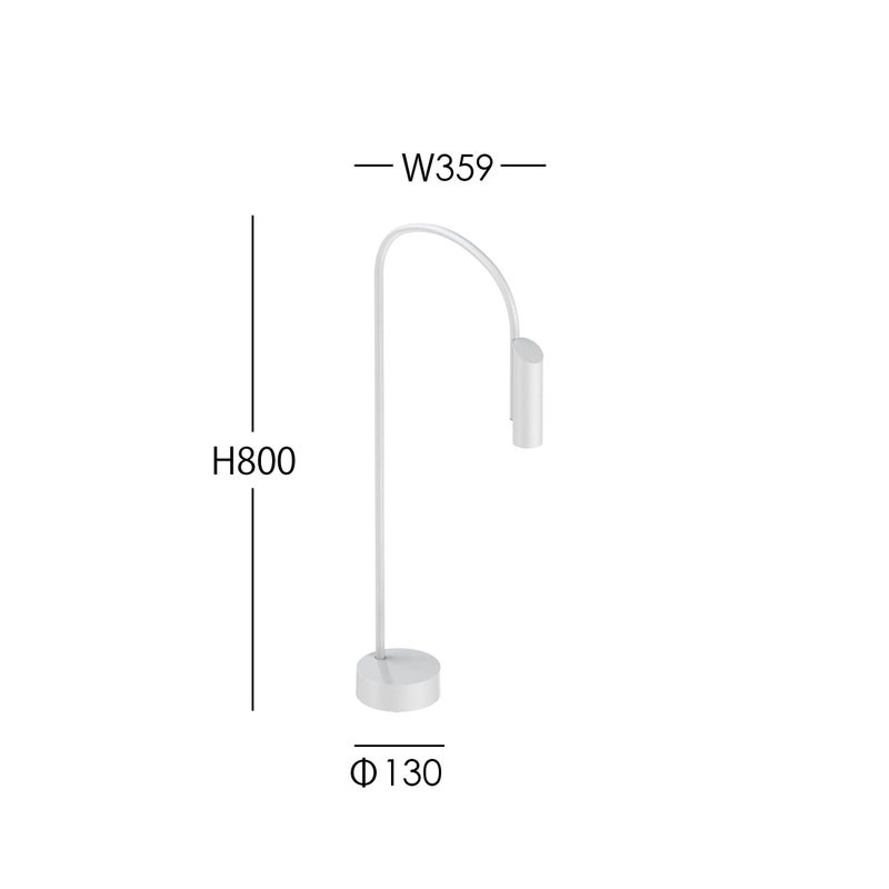 FLOS（フロス） / CAULE BOLLARD 1（コーレ ボラード） / H800 / 3000K / 全6色 / 庭園灯