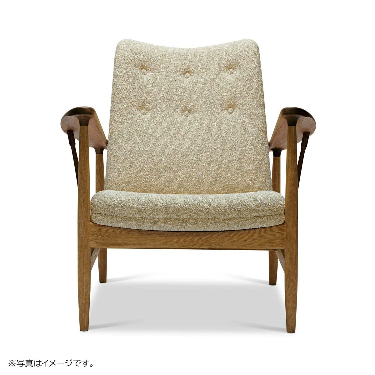 HOUSE OF FINN JUHL（ハウス・オブ・フィンユール） / KETTELHUT CHAIR（ケッテルハットチェア） / オーク材・ウォルナット材・オイル仕上げ / Sahco Zero（ゼロ）001