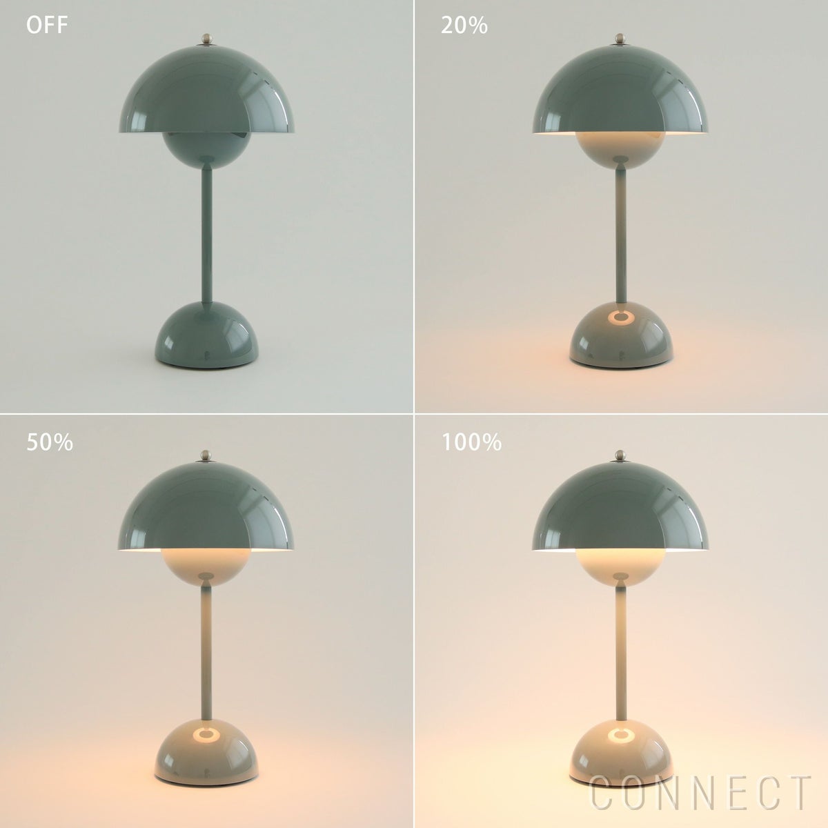 &Tradition（アンドトラディション） / Flowerpot Portable VP9 MG（フラワーポット ポータブル VP9 MG） / 全9色 / テーブルランプ