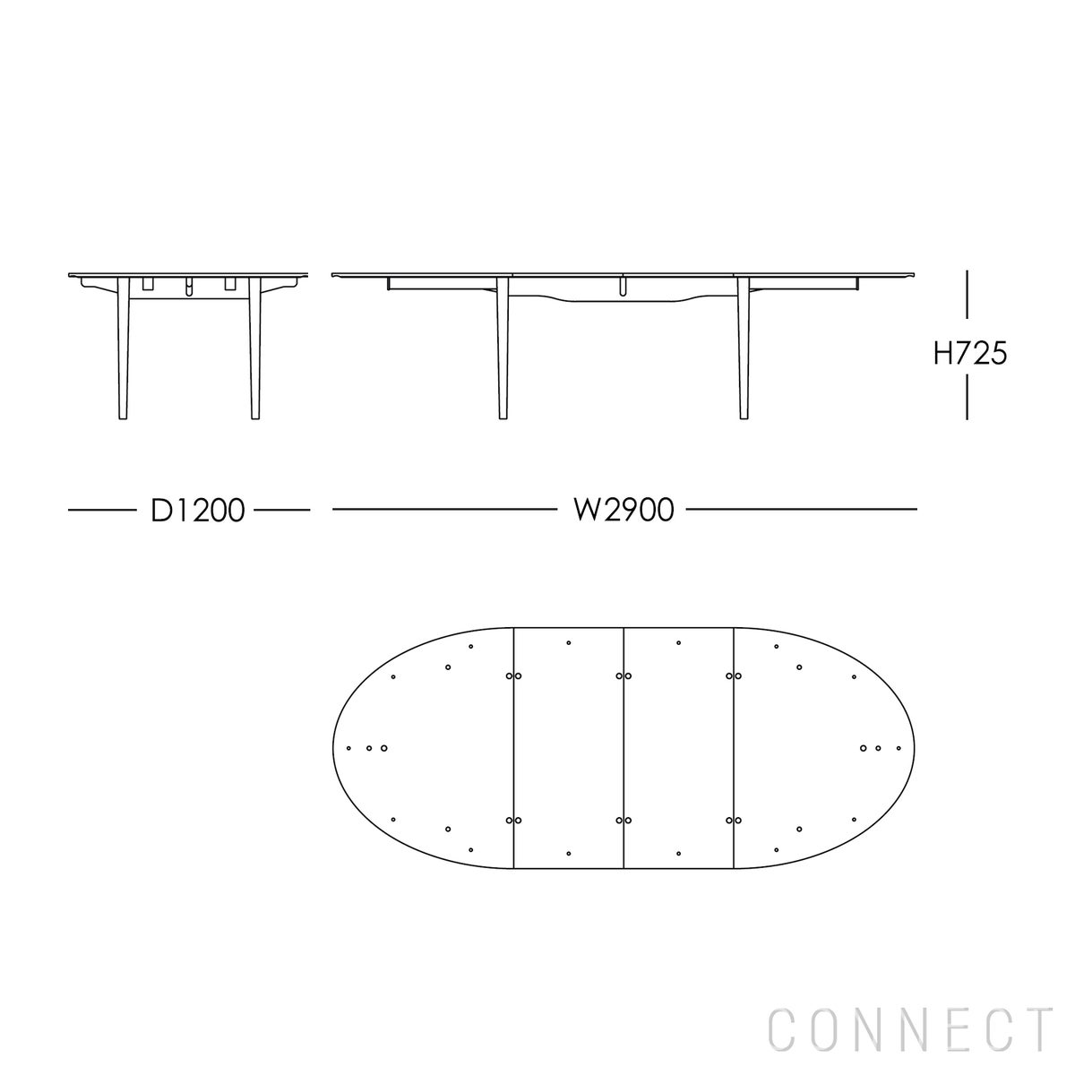 HOUSE OF FINN JUHL（ハウス・オブ・フィンユール） / SMALL SILVER TABLE（スモールシルバーテーブル） / ウォルナット材・オーク材・ダークオイル仕上げ