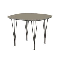 FRITZ HANSEN（フリッツ・ハンセン） / TABLE SERIES（テーブルシリーズ）B603 / スーパー円テーブル / ブラウンオッタワ / ブラウンブロンズ脚