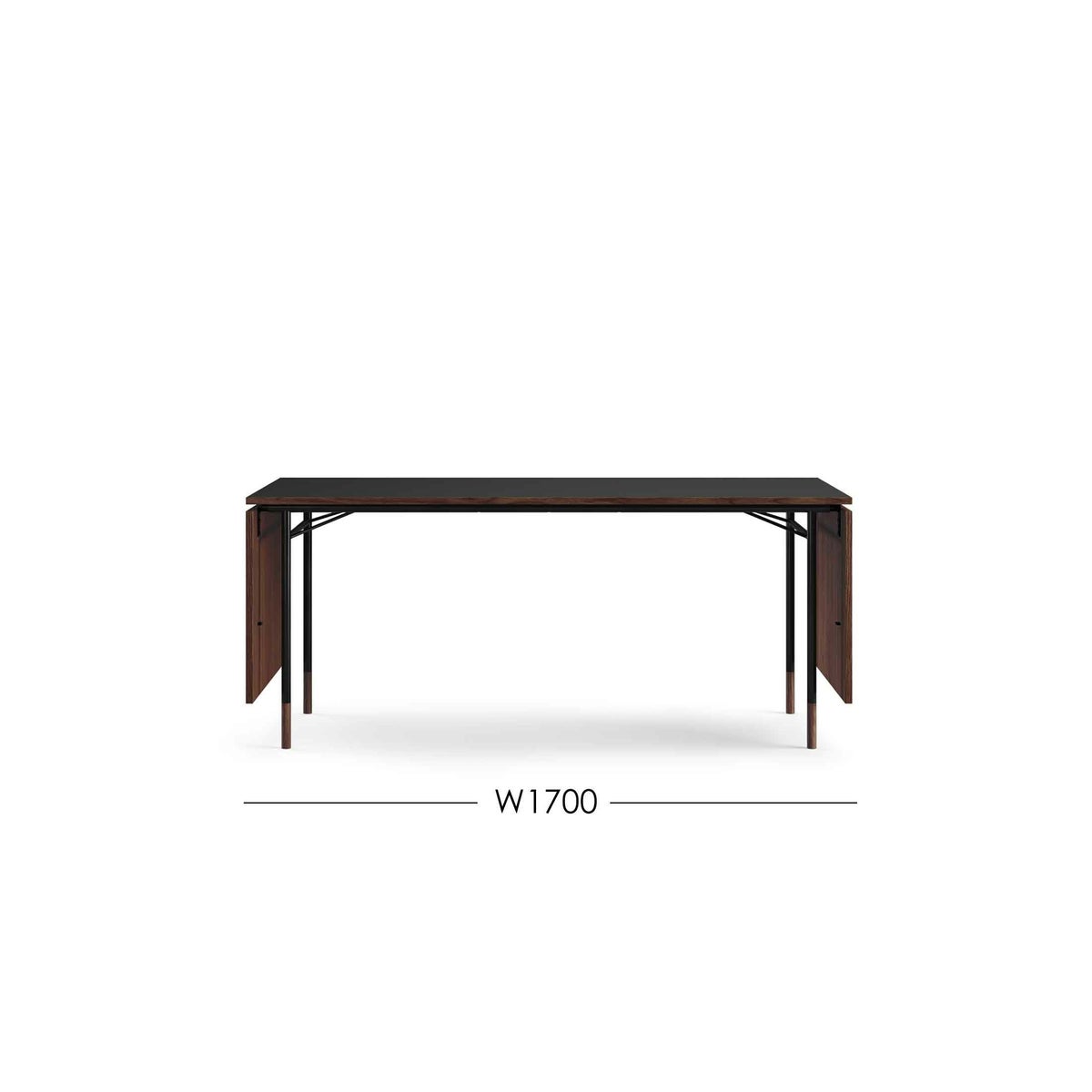 HOUSE OF FINN JUHL（ハウス・オブ・フィンユール） / NYHAVN DINING TABLE（ニューハウンダイニングテーブル） / ウォルナット材・オイル仕上げ・ブラックリノリウム天板