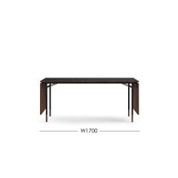 HOUSE OF FINN JUHL（ハウス・オブ・フィンユール） / NYHAVN DINING TABLE（ニューハウンダイニングテーブル） / ウォルナット材・オイル仕上げ・ブラックリノリウム天板