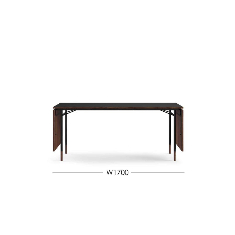 HOUSE OF FINN JUHL（ハウス・オブ・フィンユール） / NYHAVN DINING TABLE（ニューハウンダイニングテーブル） / ウォルナット材・オイル仕上げ・ブラックリノリウム天板