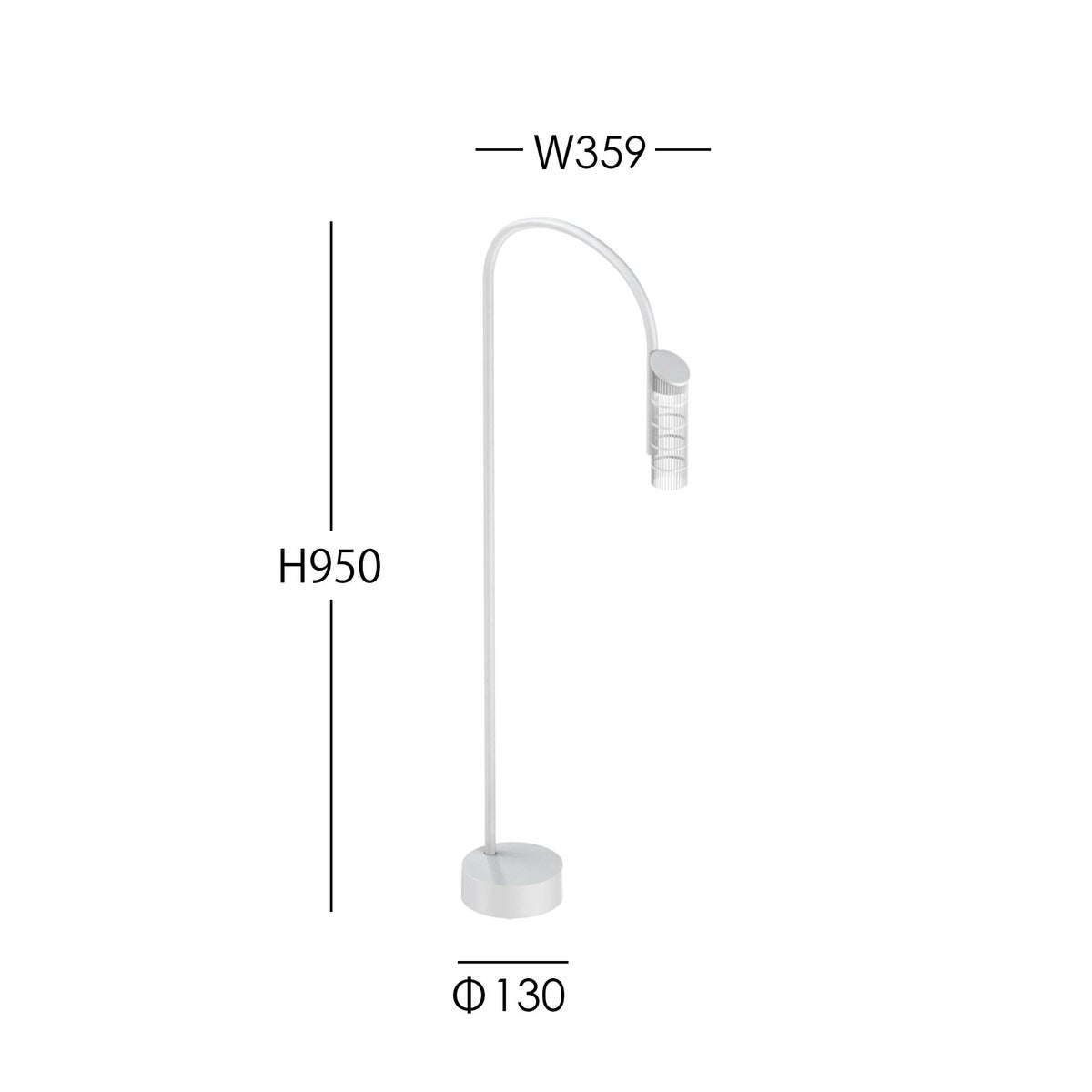 FLOS（フロス） / CAULE NEST BOLLARD 2（コーレ ネスト ボラード） / H950 / 3000K / 全6色 / 庭園灯