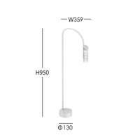 FLOS（フロス） / CAULE NEST BOLLARD 2（コーレ ネスト ボラード） / H950 / 3000K / 全6色 / 庭園灯