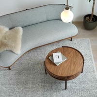 CARL HANSEN & SON（カール・ハンセン＆サン） / RF1905 SIDEWAYS COFFEE TABLE（サイドウェイ・コーヒーテーブル） / ウォルナット材・ラミネート天板ブラック / サイドテーブル