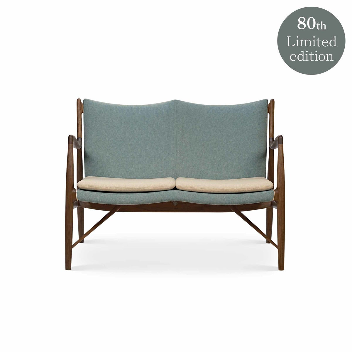 【数量限定】HOUSE OF FINN JUHL（ハウス・オブ・フィンユール） / 80周年記念ファーストエディション 45 SOFA / ウォルナット材・オイル仕上げ / WATERCOLOUR・Soft Linen