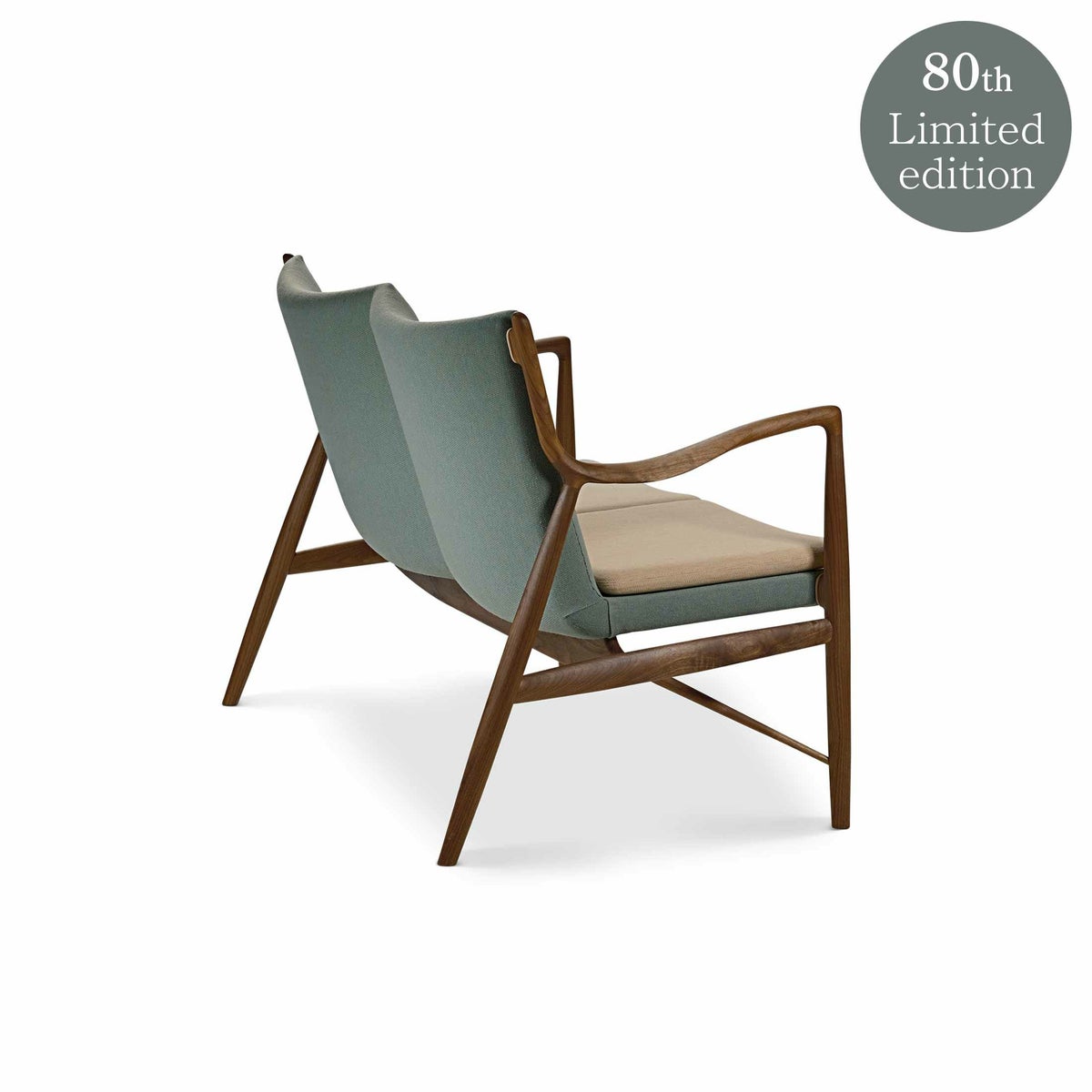 【数量限定】HOUSE OF FINN JUHL（ハウス・オブ・フィンユール） / 80周年記念ファーストエディション 45 SOFA / ウォルナット材・オイル仕上げ / WATERCOLOUR・Soft Linen