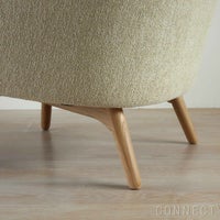 FRITZ HANSEN（フリッツ・ハンセン） / FRI（フリチェア） / ウッドベース / Sunniva（スニバ）233 ライトベージュ×Moss（モス）0019 / ラウンジチェア