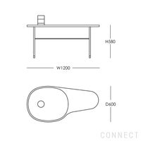 HOUSE OF FINN JUHL（ハウス・オブ・フィンユール） / ROSS COFFEE TABLE（トレイテーブル） / ウォルナット材・オイル仕上げ / コーヒーテーブル