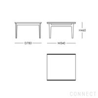 HOUSE OF FINN JUHL（ハウス・オブ・フィンユール） / 500 TABLE / ウォルナット材・オイル仕上げ / コーヒーテーブル