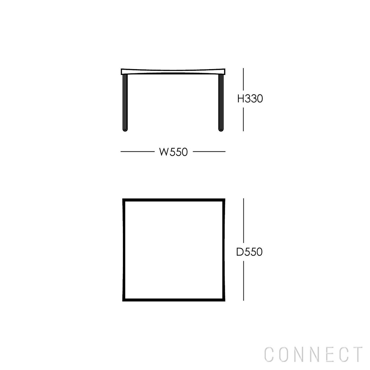 HOUSE OF FINN JUHL（ハウス・オブ・フィンユール） / TRAY TABLE（トレイテーブル） / ウォルナット材・オイル仕上げ・ブラックハイグロスラミネート天板 / サイドテーブル