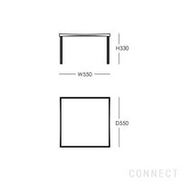 HOUSE OF FINN JUHL（ハウス・オブ・フィンユール） / TRAY TABLE（トレイテーブル） / ウォルナット材・オイル仕上げ・ブラックハイグロスラミネート天板 / サイドテーブル