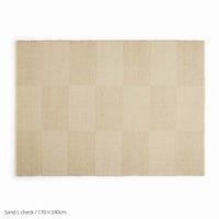 HAY（ヘイ） / CHECK RUG（チェック ラグ） / Sand L check / 170×240cm / ラグ
