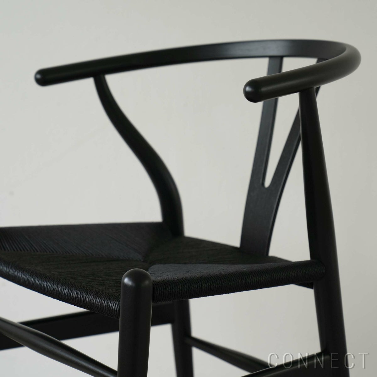 【Black Friday 2025限定モデル】【ポイント10倍】CH24 ユーカリ材・ブラック塗装 / ブラックペーパーコード / SH45cm / CARL HANSEN & SON （カール・ハンセン＆サン）