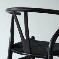 【Black Friday 2025限定モデル】【ポイント10倍】CH24 ユーカリ材・ブラック塗装 / ブラックペーパーコード / SH45cm / CARL HANSEN & SON （カール・ハンセン＆サン）