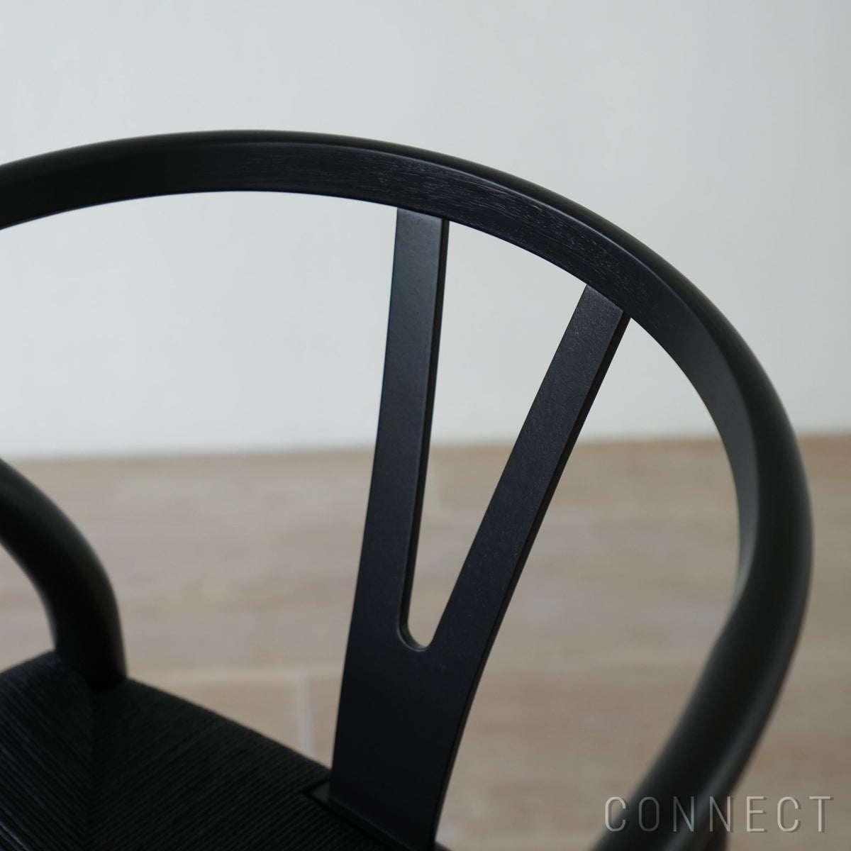 【Black Friday 2025限定モデル】【ポイント10倍】CH24 ユーカリ材・ブラック塗装 / ブラックペーパーコード / SH45cm / CARL HANSEN & SON （カール・ハンセン＆サン）