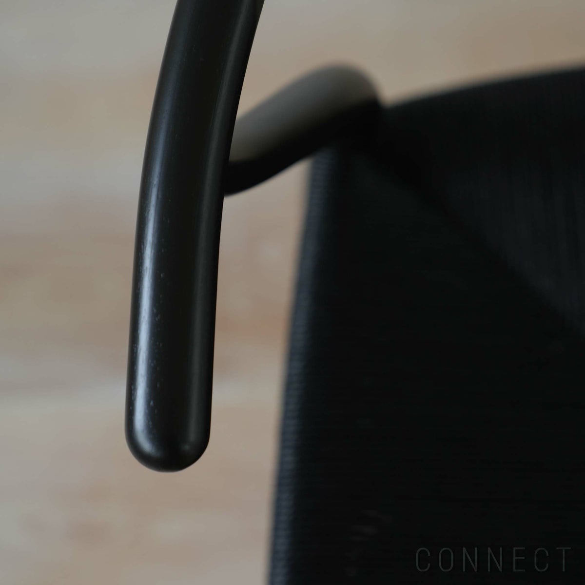 【Black Friday 2025限定モデル】【ポイント10倍】CH24 ユーカリ材・ブラック塗装 / ブラックペーパーコード / SH45cm / CARL HANSEN & SON （カール・ハンセン＆サン）