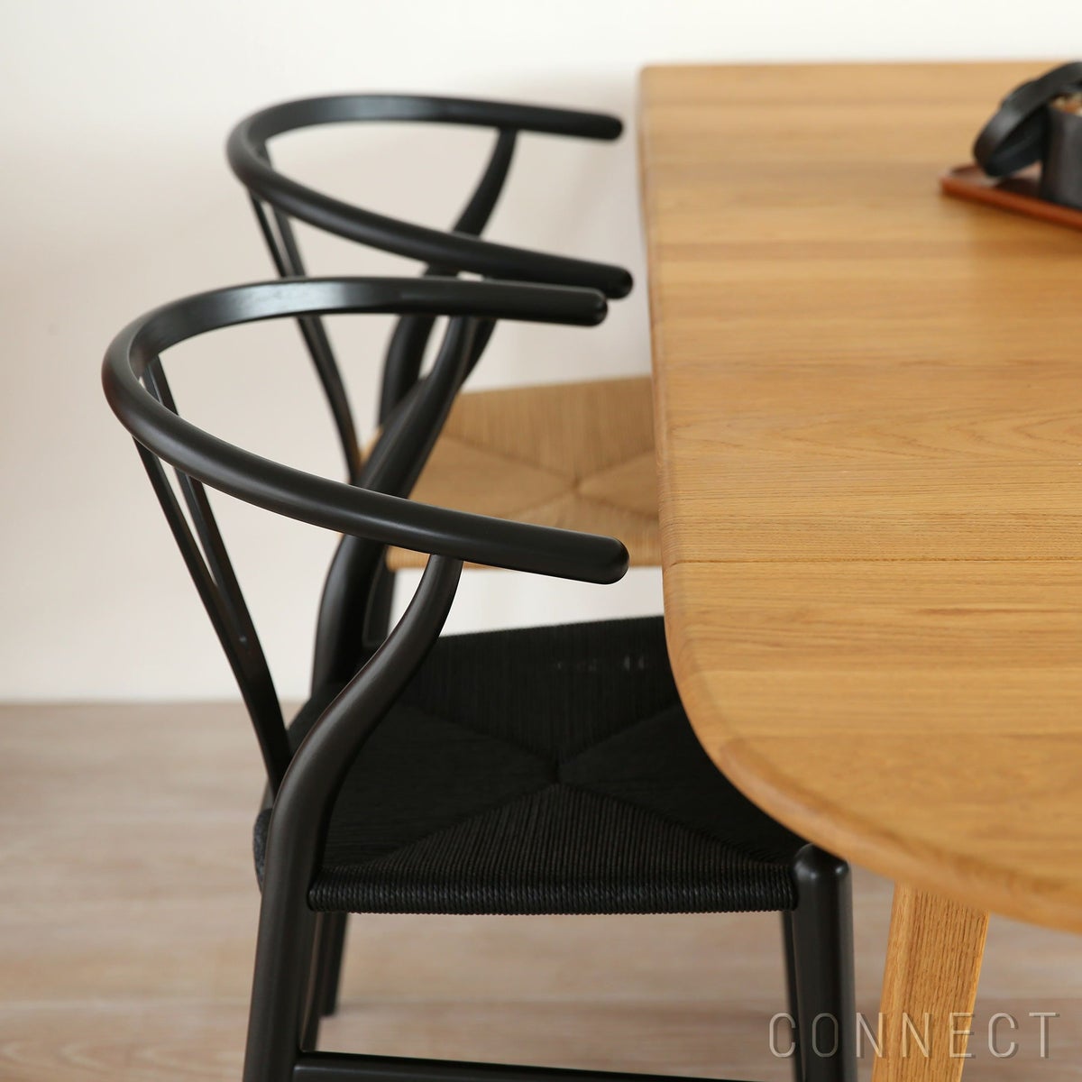 【Black Friday 2025限定モデル】【ポイント10倍】CH24 ユーカリ材・ブラック塗装 / ブラックペーパーコード / SH45cm / CARL HANSEN & SON （カール・ハンセン＆サン）