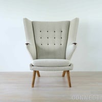 PP Mobler（PPモブラー） / PP19（パパベア） イージーチェア / オーク材・ソープ仕上げ / ネイルチーク / Hallingdal 110（ハリンダル） / ラウンジチェア