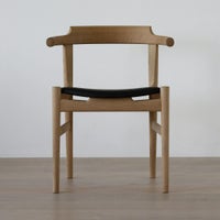 PP Mobler（PPモブラー） / PP58 チェア / オーク材・ソープ仕上げ / エルモソフトレザー（Black）