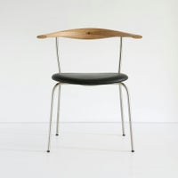 PP Mobler（PPモブラー） / PP701 チェア / オーク材・ソープ仕上げ / エルモソフトレザー（Black）