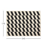 HAY（ヘイ） / SHIFT KELIM RUG（シフト キリム ラグ） / ブラック / 170×240cm / ラグ