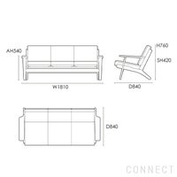 CARL HANSEN & SON（カール・ハンセン＆サン） / CH293 ソファ / オーク材・オイル仕上げ / CH290 SERIES / 3人掛け