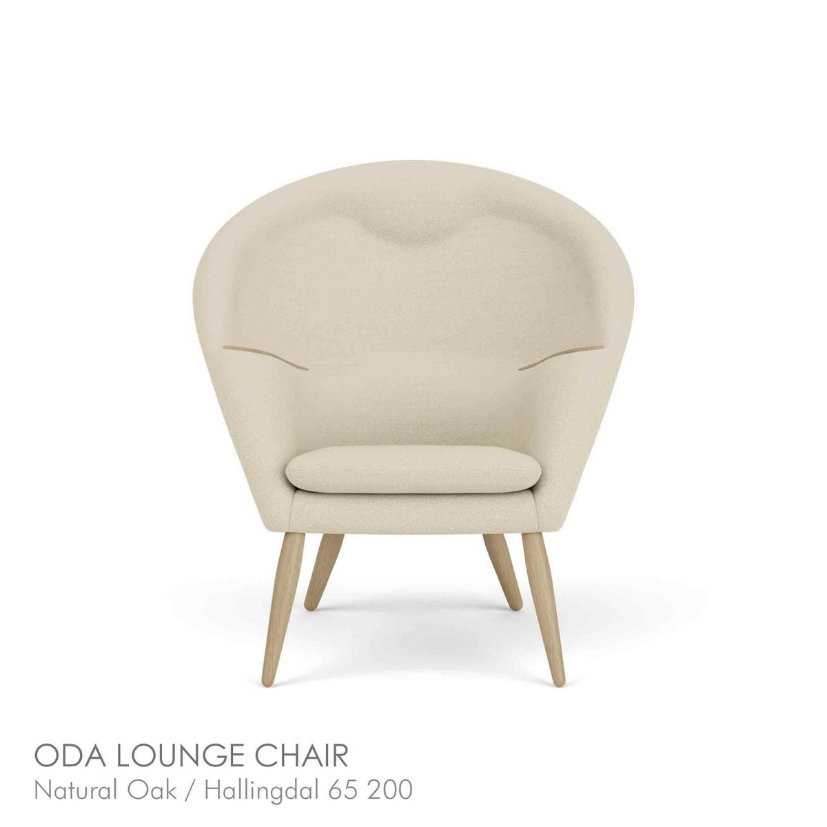 Audo Copenhagen（オドー・コペンハーゲン） / ODA LOUNGE CHAIR（オダ ラウンジチェア） /Natural Oak / Hallingdal 65 200