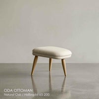 Audo Copenhagen（オドー・コペンハーゲン） / ODA OTTOMAN（オダ オットマン） / Natural Oak / Hallingdal 65 200