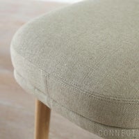 FRITZ HANSEN（フリッツ・ハンセン） / FRI FOOT STOOL（フリチェア用フットスツール） / ウッドベース / Sunniva（スニバ）233 ライトベージュ×Moss（モス）0019