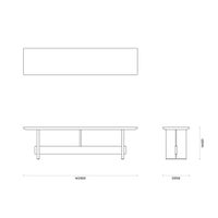 Karimoku Case（カリモクケース） / AZABU A-B01 / ASHIZAWAベンチ 150