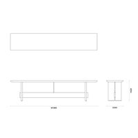 Karimoku Case（カリモクケース） / AZABU A-B01 / ASHIZAWAベンチ 180