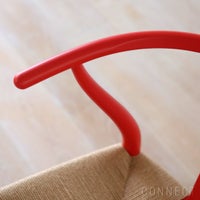 【ウェグナー展限定モデル】CH24 / Yチェア（ワイチェア） ビーチ材・ソフト仕上げ SH45cm / オリジナル真鍮プレート付 / CARL HANSEN & SON （カール・ハンセン＆サン）