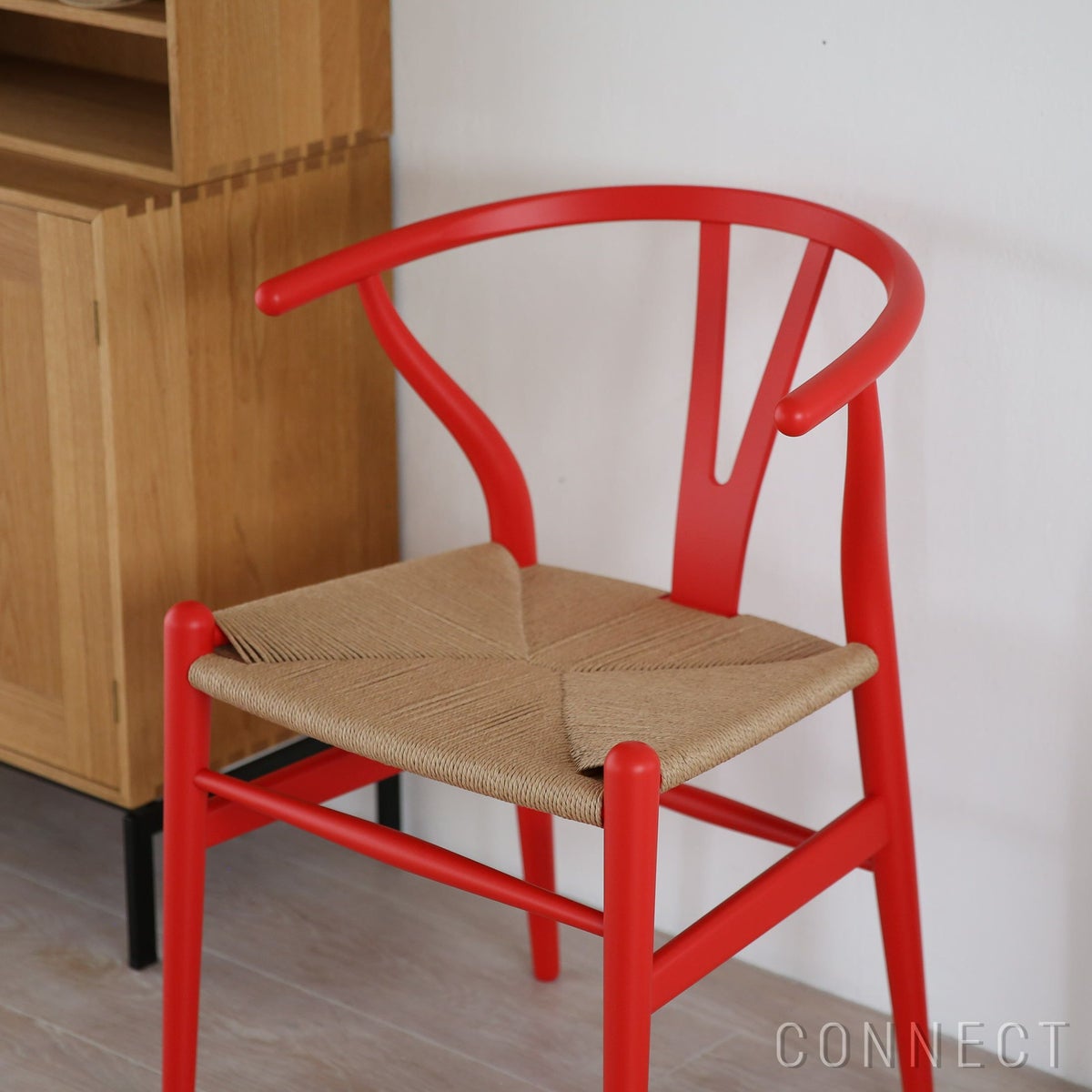 【ウェグナー展限定モデル】CH24 / Yチェア（ワイチェア） ビーチ材・ソフト仕上げ SH45cm / オリジナル真鍮プレート付 / CARL HANSEN & SON （カール・ハンセン＆サン）