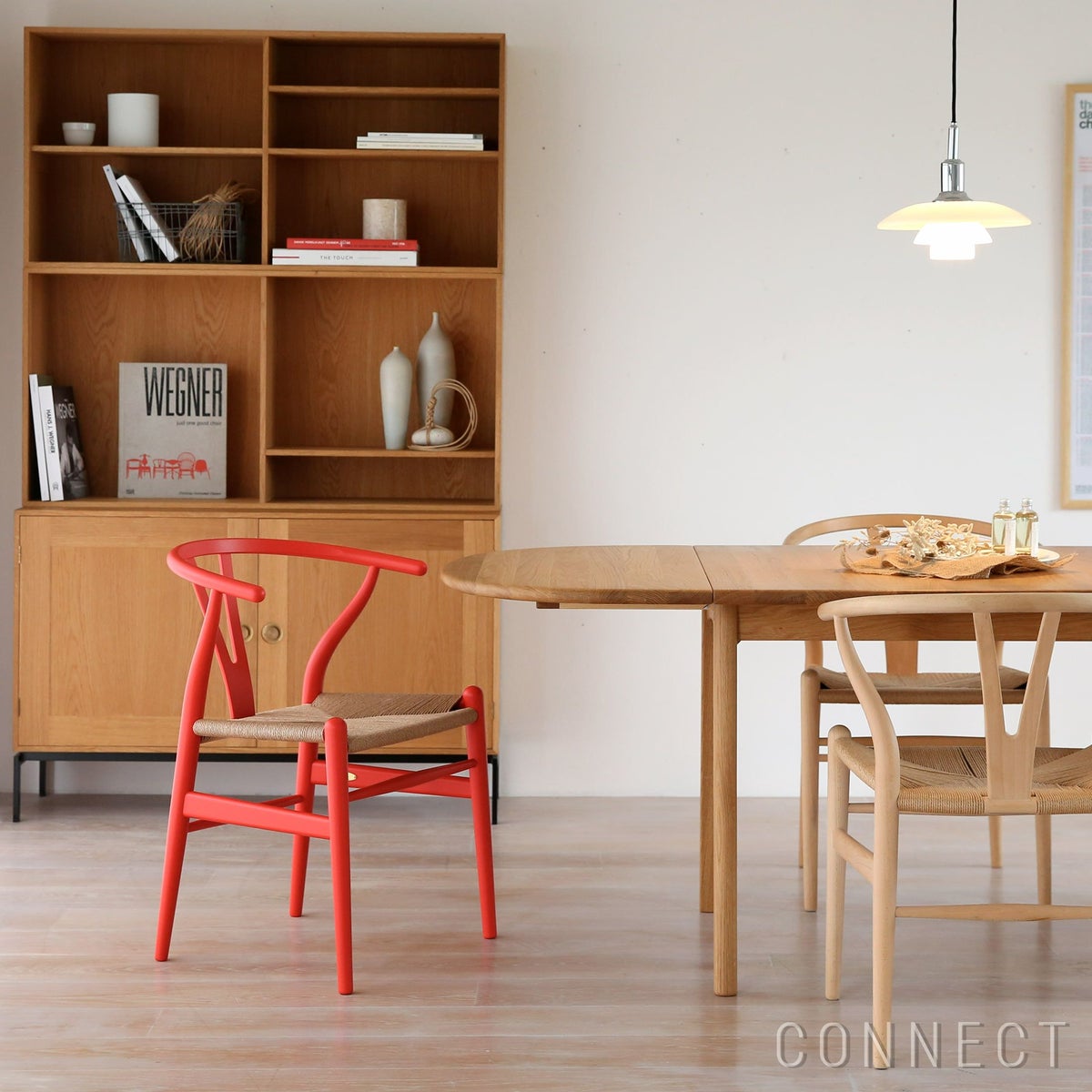 【ウェグナー展限定モデル】CH24 / Yチェア（ワイチェア） ビーチ材・ソフト仕上げ SH45cm / オリジナル真鍮プレート付 / CARL HANSEN & SON （カール・ハンセン＆サン）