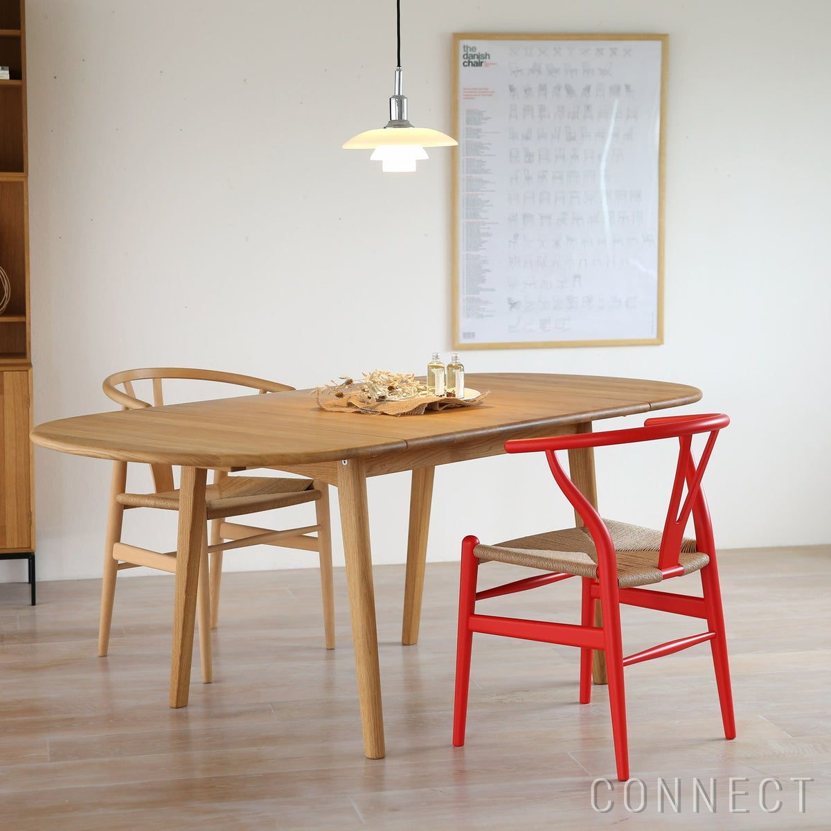 【ウェグナー展限定モデル】CH24 / Yチェア（ワイチェア） ビーチ材・ソフト仕上げ SH45cm / オリジナル真鍮プレート付 / CARL HANSEN & SON （カール・ハンセン＆サン）