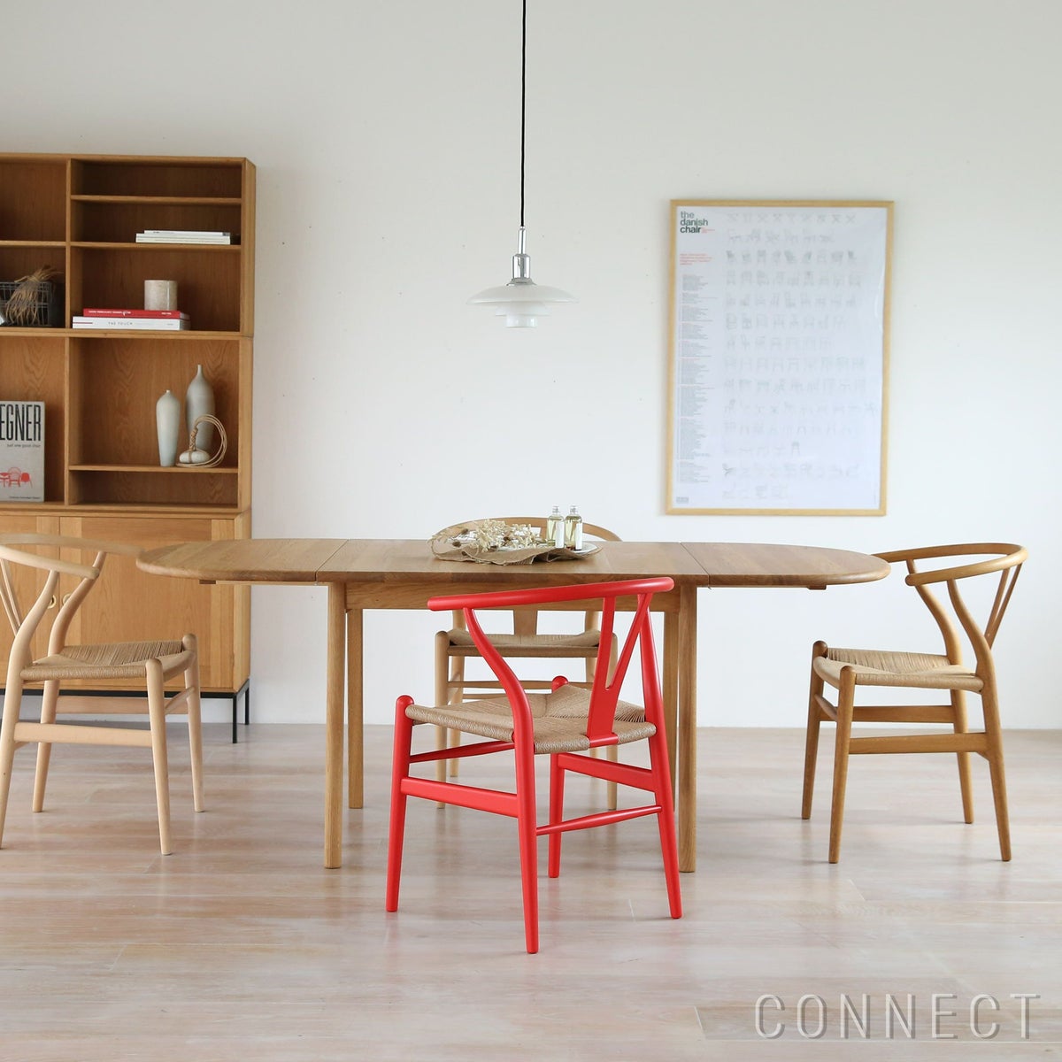 【ウェグナー展限定モデル】CH24 / Yチェア（ワイチェア） ビーチ材・ソフト仕上げ SH45cm / オリジナル真鍮プレート付 / CARL HANSEN & SON （カール・ハンセン＆サン）