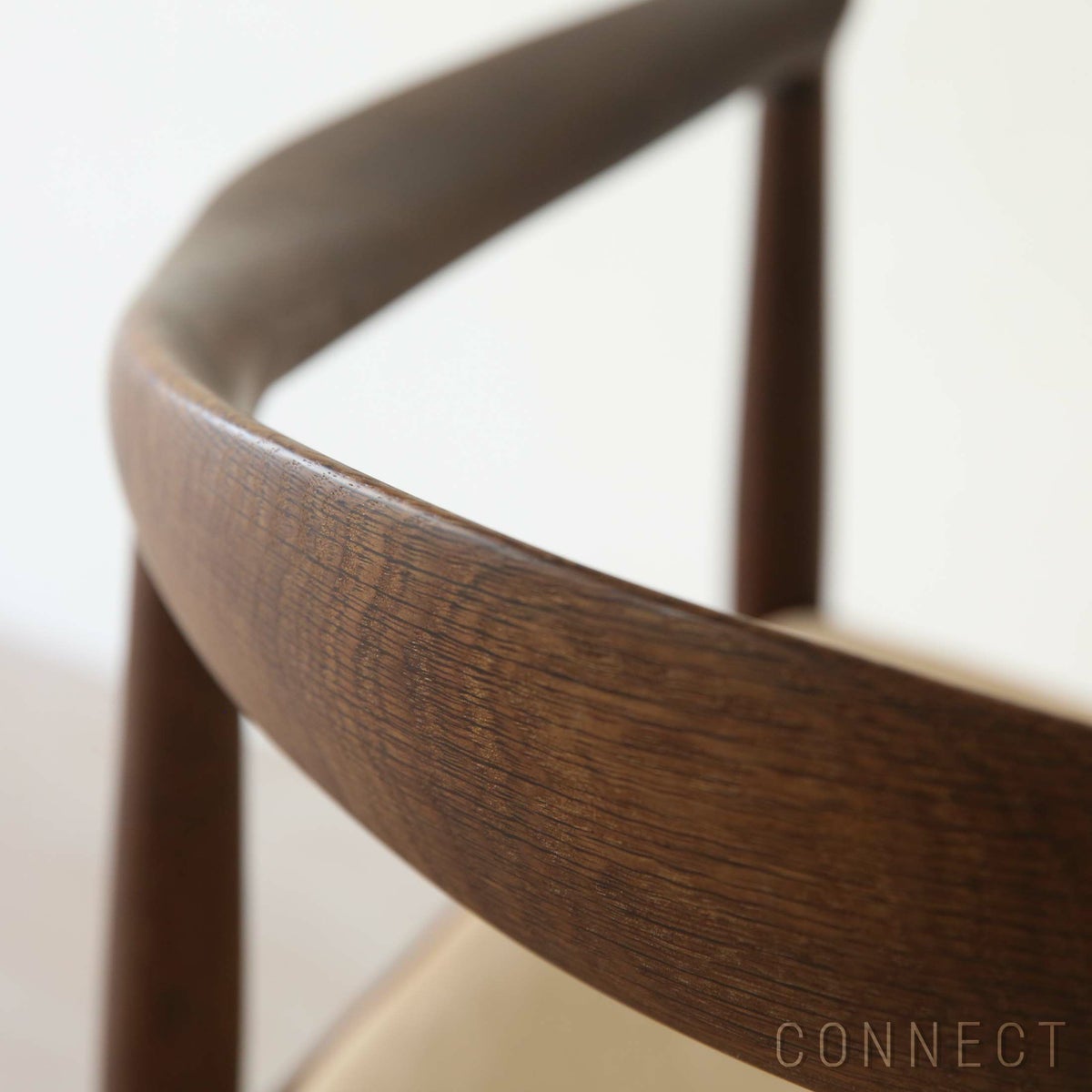 【ウェグナー展限定モデル】PP Mobler（PPモブラー） / PP503 The Chair（ザ チェア） / オーク材・スモークドオーク仕上げ / ヌバックレザー / オリジナル真鍮プレート付