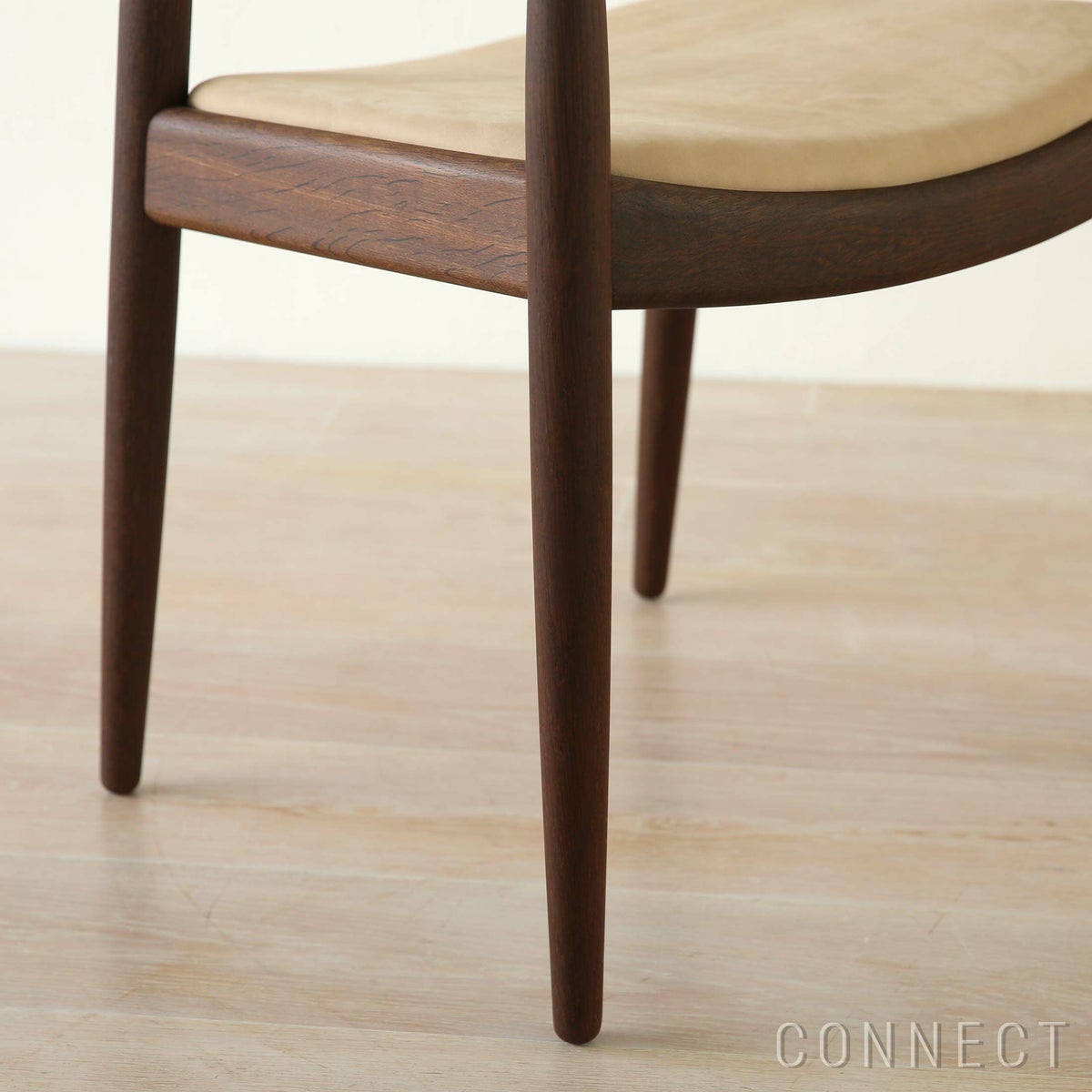 【ウェグナー展限定モデル】PP Mobler（PPモブラー） / PP503 The Chair（ザ チェア） / オーク材・スモークドオーク仕上げ / ヌバックレザー / オリジナル真鍮プレート付