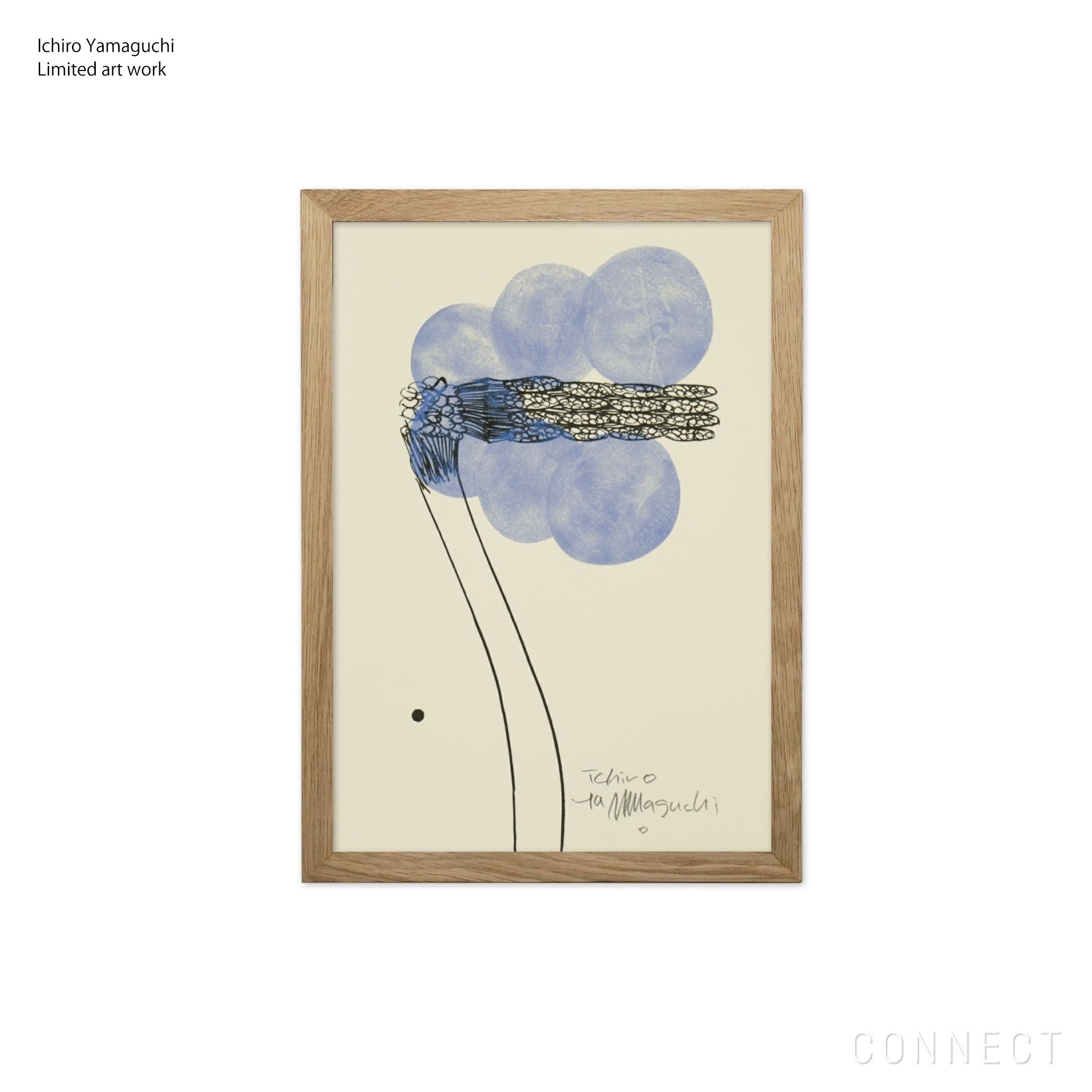 山口一郎 / Giclee（ジクレー印刷）「花 / S-09」 / Sサイズ / アート