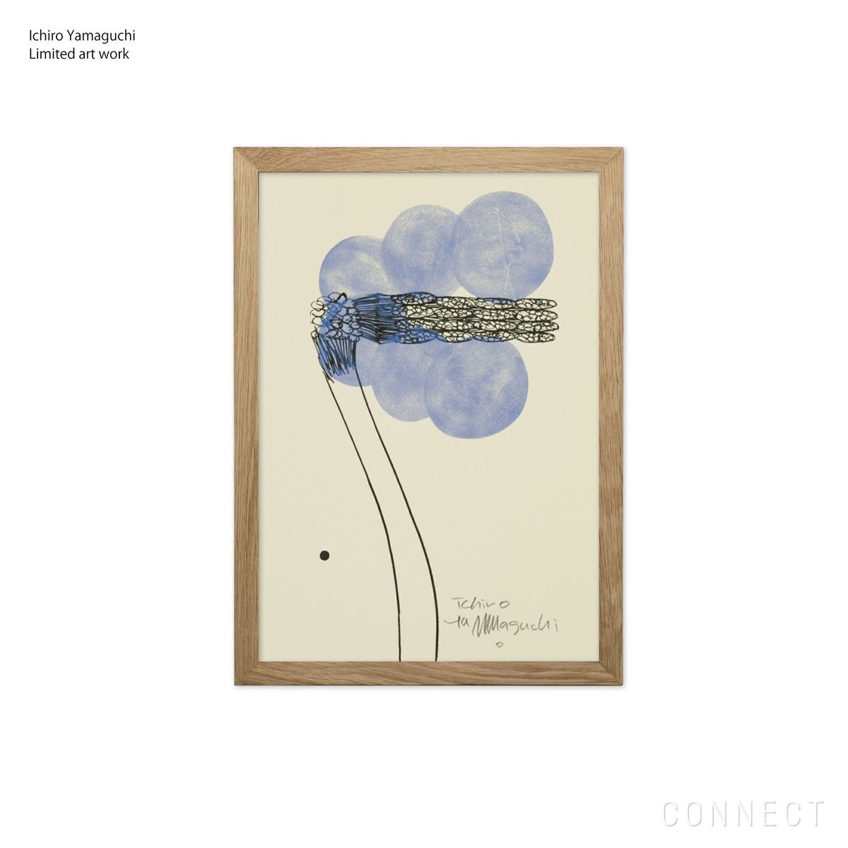 山口一郎 / Giclee（ジクレー印刷）「花 / S-09」 / Sサイズ / アートポスター