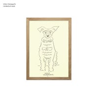 山口一郎 / Giclee（ジクレー印刷）「シュナウザー」 / Sサイズ / アートポスター
