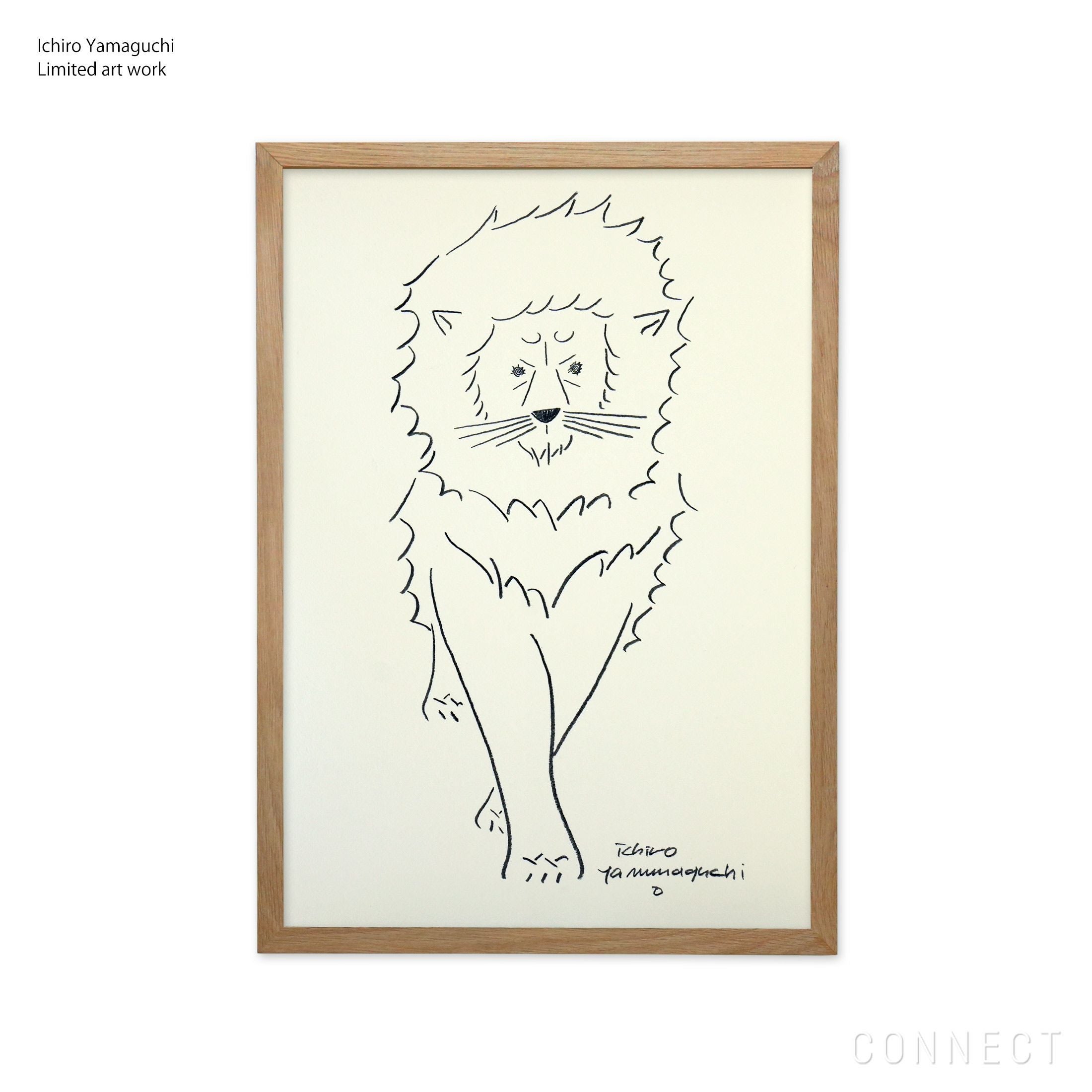 山口一郎 / Giclee（ジクレー印刷）「ライオン」 / Mサイズ / アート